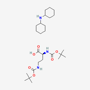  B613343 Boc-Dab(Boc)-OH.DCHA CAS No. 201472-66-4