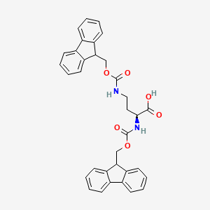 molecular formula C34H30N2O6 B613344 Fmoc-Dab(Fmoc)-OH CAS No. 201473-83-8