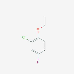 molecular formula C8H8ClFO B061335 2-Chloro-4-fluorophenetole CAS No. 181305-71-5