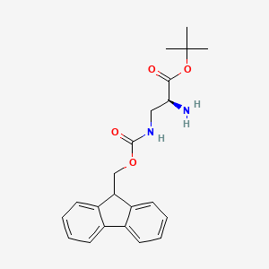 molecular formula C22H26N2O4*HCl B613356 H-L-Dap(fmoc)-otbu CAS No. 291529-78-7