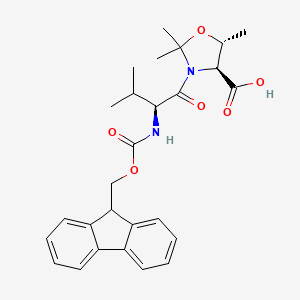 molecular formula C27H32N2O6 B613362 Fmoc-Val-Thr(Psi(Me,Me)pro)-OH CAS No. 168216-05-5