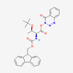 (2S,3R)-4-Oxobenzo[d][1,2,3]triazin-3(4H)-yl 2-((((9H-fluoren-9-yl)methoxy)carbonyl)amino)-3-(tert-butoxy)butanoate