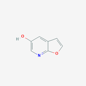 molecular formula C7H5NO2 B061338 Furo[2,3-b]pyridin-5-ol CAS No. 181526-33-0