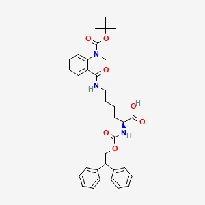 molecular formula C34H39N3O7 B613381 Fmoc-Lys(N-Me-Abz-Boc)-OH CAS No. 251103-43-2