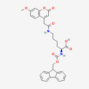 molecular formula C33H32N2O8 B613382 Fmoc-Lys(Mca)-OH 