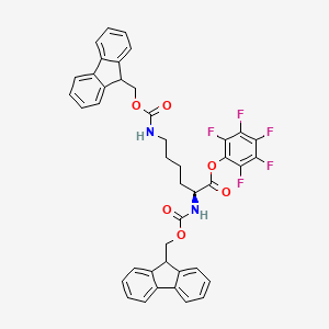 molecular formula C42H33F5N2O6 B613383 Fmoc-lys(fmoc)-opfp CAS No. 132990-14-8