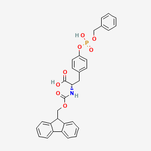 molecular formula C31H28NO8P B613389 Fmoc-Tyr(HPO3Bzl)-OH CAS No. 191348-16-0