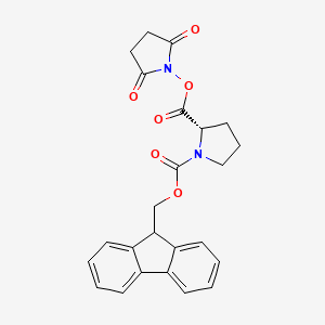 molecular formula C24H22N2O6 B613394 Fmoc-Pro-OSu CAS No. 109074-94-4