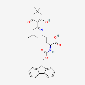 molecular formula C33H40N2O6 B613402 Fmoc-Orn(Ivdde)-OH CAS No. 1198321-33-3