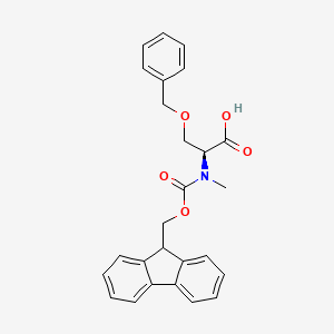 molecular formula C26H25NO5 B613405 Fmoc-MeSer(Bzl)-OH 
