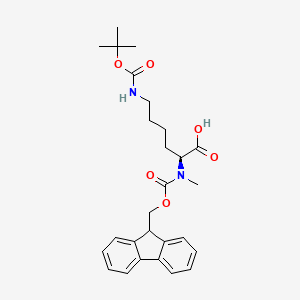 molecular formula C27H34N2O6 B613406 Fmoc-N-Me-Lys(Boc)-OH CAS No. 197632-76-1