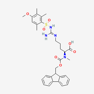 molecular formula C32H38N4O7S B613408 Fmoc-n-me-arg(mtr)-oh 