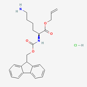 molecular formula C24H29ClN2O4 B613409 Fmoc-Lys-OAll.HCl CAS No. 815619-80-8