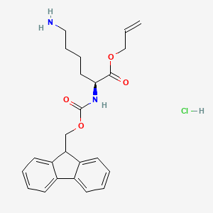 (S)-Allyl 2-((((9H-fluoren-9-yl)methoxy)carbonyl)amino)-6-aminohexanoate hydrochloride