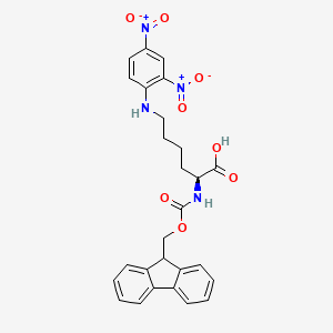 molecular formula C27H26N4O8 B613414 Fmoc-Lys(Dnp)-OH 