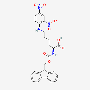 molecular formula C27H26N4O8 B613414 Fmoc-Lys(Dnp)-OH CAS No. 148083-64-1