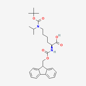 molecular formula C29H38N2O6 B613418 Fmoc-Lys(ipr,Boc)-OH CAS No. 201003-48-7