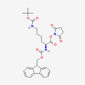 molecular formula C30H35N3O8 B613419 Fmoc-lys(boc)-osu CAS No. 132307-50-7