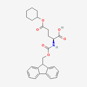 molecular formula C26H29NO6 B613425 Fmoc-Glu(OcHx)-OH CAS No. 150047-85-1