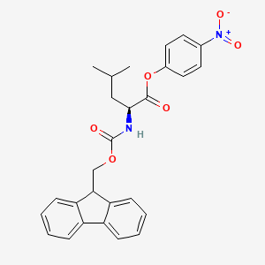 molecular formula C27H26N2O6 B613432 Fmoc-Leu-Onp CAS No. 71989-25-8