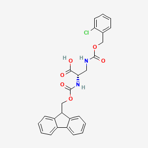 molecular formula C26H23ClN2O6 B613438 Fmoc-Dap(Z-2-Cl)-OH CAS No. 1220955-73-6