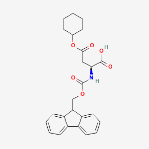 molecular formula C25H27NO6 B613448 Fmoc-Asp(OcHex)-OH CAS No. 130304-80-2