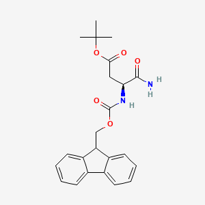 molecular formula C23H26N2O5 B613449 Fmoc-Asp(OBut)-NH2 CAS No. 171778-09-9