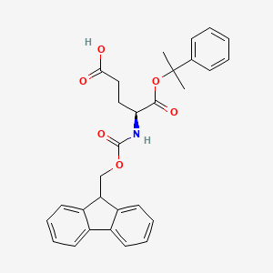 (S)-4-((((9H-Fluoren-9-yl)methoxy)carbonyl)amino)-5-oxo-5-((2-phenylpropan-2-yl)oxy)pentanoic acid