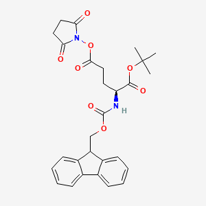 (S)-1-tert-butyl 5-(2,5-dioxopyrrolidin-1-yl) 2-((((9H-fluoren-9-yl)methoxy)carbonyl)amino)pentanedioate