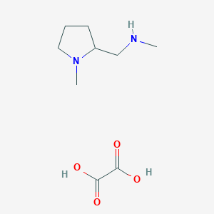 molecular formula C9H18N2O4 B6134728 N-Methyl-1-(1-methylpyrrolidin-2-yl)methanamineoxalate 
