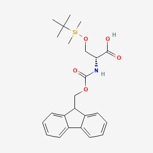 (R)-2-((((9H-Fluoren-9-yl)methoxy)carbonyl)amino)-3-((tert-butyldimethylsilyl)oxy)propanoic acid