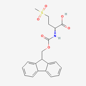 molecular formula C20H21NO6S B613485 Fmoc-D-methionine sulfone CAS No. 1247791-23-6