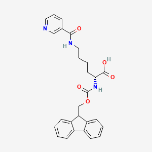 molecular formula C27H27N3O5 B613490 Fmoc-D-Lys(Nic)-OH CAS No. 252049-12-0