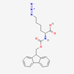 molecular formula C21H22N4O4 B613491 Nalpha-Fmoc-Nepsilon-Azido-D-Lysine CAS No. 1198791-53-5