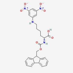 molecular formula C27H26N4O8 B613493 Fmoc-D-Lys(Dnp)-OH CAS No. 269061-41-8