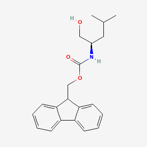 (R)-(9H-Fluoren-9-yl)methyl (1-hydroxy-4-methylpentan-2-yl)carbamate