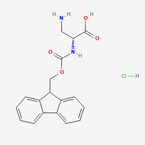 (R)-2-((((9H-Fluoren-9-yl)methoxy)carbonyl)amino)-3-aminopropanoic acid hydrochloride