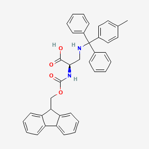 (R)-2-((((9H-Fluoren-9-yl)methoxy)carbonyl)amino)-3-((diphenyl(p-tolyl)methyl)amino)propanoic acid