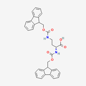 molecular formula C34H30N2O6 B613516 Fmoc-D-Dab(Fmoc)-OH CAS No. 1217645-10-7