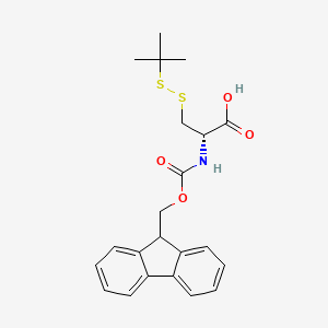 molecular formula C22H25NO4S2 B613519 Fmoc-D-Cys(stbu)-OH CAS No. 501326-55-2