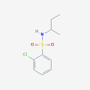 molecular formula C10H14ClNO2S B6135240 N-butan-2-yl-2-chlorobenzenesulfonamide 