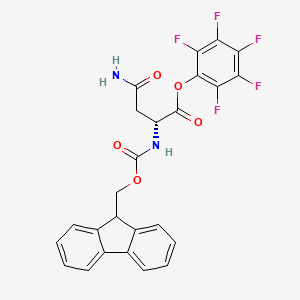 (R)-Perfluorophenyl 2-((((9H-fluoren-9-yl)methoxy)carbonyl)amino)-4-amino-4-oxobutanoate