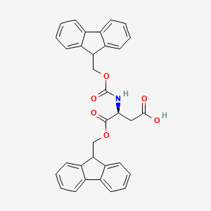 molecular formula C33H27NO6 B613550 Fmoc-asp-ofm CAS No. 187671-16-5