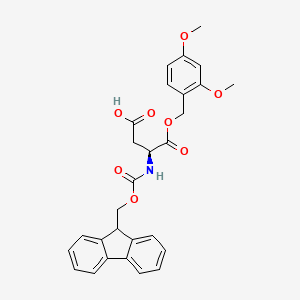 molecular formula C28H27NO8 B613551 Fmoc-Asp-ODmb CAS No. 155866-25-4
