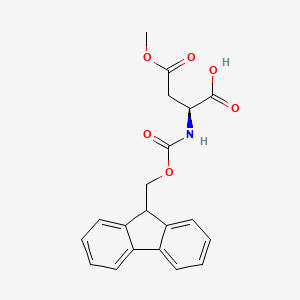 molecular formula C20H19NO6 B613554 Fmoc-Asp(OMe)-OH CAS No. 145038-53-5