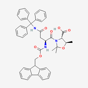 molecular formula C45H43N3O7 B613557 Fmoc-Asn(Trt)-Thr(Psime,Mepro)-OH CAS No. 957780-59-5
