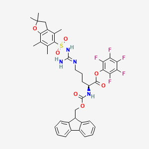 molecular formula C40H39F5N4O7S B613562 Fmoc-Arg(Pbf)-OPfp CAS No. 200132-16-7