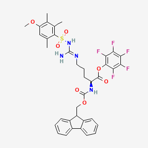 molecular formula C37H35F5N4O7S B613563 Fmoc-Arg(Mtr)-Opfp CAS No. 130397-19-2