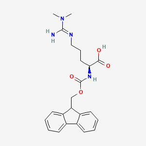 molecular formula C23H28N4O4 B613565 Fmoc-Arg(Me)2-OH CAS No. 268564-10-9