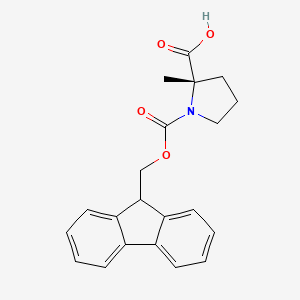 (S)-1-(((9H-fluoren-9-yl)methoxy)carbonyl)-2-methylpyrrolidine-2-carboxylic acid